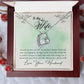 To My Wife - You are my love, my life, the air that I breath - Necklace