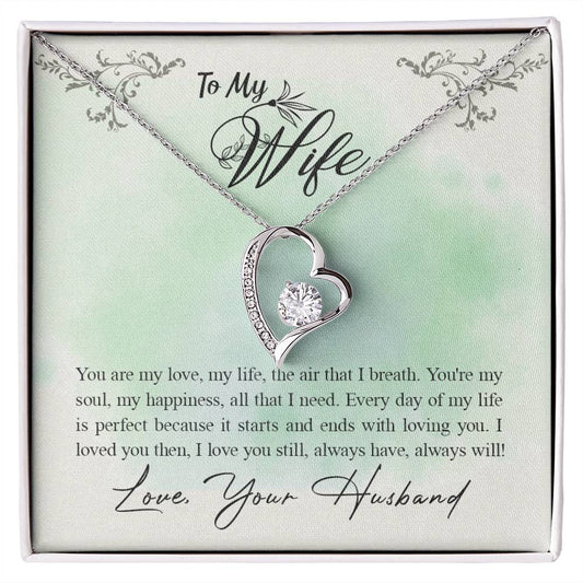 To My Wife - You are my love, my life, the air that I breath - Necklace